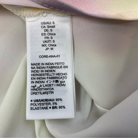 The Drop Ana slip dress in multi tie dye color - NEW - Picture 10 of 12